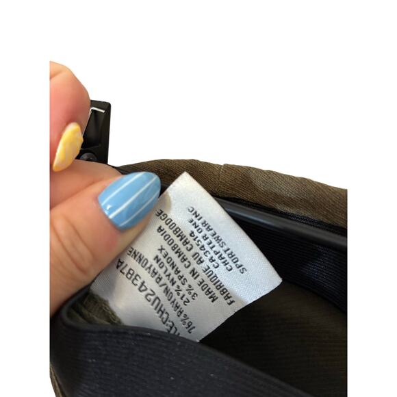 Jules and Leopold Ponte Olive Green Pull On Stretch Casual Ankle Pants Business - Picture 4 of 5